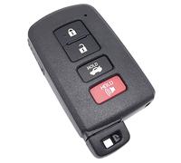 vurbemes Key Fob Cover Case Replacement for Toyota 2014-2019 Highlander Avalon Camry Corolla RAV4 Keyless Entry Key Fob Shell