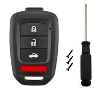 vurbemes No Cutting Required Replacement Key Fob Shell fits for Honda Accord 2013-2015 Civic 2014 2015 HR-V CR-V Keyless Entry Remote Control Key Fob Cover (3+1 Button)