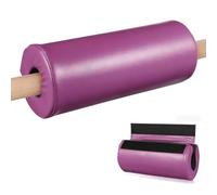 Vurixfo Gymnastics Bar Pad Detachable, Purple Gymnastics Bar Pad Protector for Parallel Bars, Uneven Bars, Horizontal, Ballet Barres, 24x10.5cm