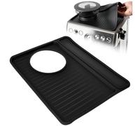 Vurixfo Silicone Coffee Machine Mat for Sage 875/880 | Non-slip, heat resistant, 28x23.5x1cm, Black, Compatible With Sage Barista Express & Touch, protects machine from scratches