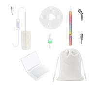 Vurlexat Electric Diamond Paint Pen, Vacuum Diamond Art Painting Pen with Diamond Storage Tray, Rechargeable Diamond Art Paint Accessories Long-Lasting and Stable Tools(White)