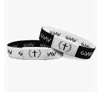 Vurotry Bible Verse Bracelets for Women Men Daily Wearable Bible Bracelet Christian Scan Verse Bracelet Spiritual Energy Quotes Scripture Bracelets Prayerful Faith Bracelet, L, Nylon, no gemstone