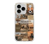 Vusbvelnot Christian Cowboy Cowgirl Phone Case Compatible with iPhone 17 Pro, Wild West Bible Verses Phone Cover for iPhone 17 Pro