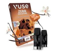VUSE Creamy Tobacco Extra Intense Flavour Pods, Pack of 2, 2ml, Puff Activated, up to 2000* Puffs per Pack, Compatible with Vuse Pro and GO RELOAD Devices, 0mg Strength, Nicotine-Free Vaping**