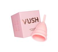 VUSH Let's Flow Menstrual Cups; Our Medium Soft Flexible Silicone Period Cups for Women Have Up to 8 Hours Use; Menstrual Cups for Women with a Light to Medium Flow.