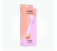 Vush Peachy Rechargeable Silicone G-Spot Massager - Pink Pink