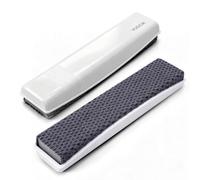 VUSIGN Magnetic Dry Erase Eraser, Large Whiteboard Eraser with Electrostatic Fiber Cloth & EVA Pad for White Board, Glass Board, Efficient Clean White Board Eraser for Office, School, 2 Pack