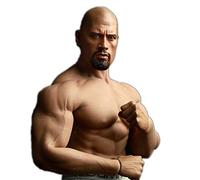 VUSLA 1/6 Scale Male Figure Head Sculpt, Handsome Men Tough Guy, Doll Head for 12 inch Action Figure HS021 (A)