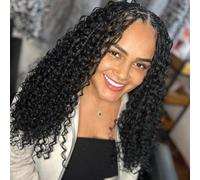 Vustbeauty Bohemian Box Braids 16 Inch Goddess Box Braids Crochet Hair Extensions with Curly Tips Bohemian Style Synthetic Braids for Women (16