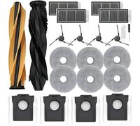 VUSZR Accessory Kit for Dreame X50 Ultra Complete, L50 Pro Ultra, X40 Master, L40s Pro Ultra, with Main Brush, 4 Bags, 4 HEPA Filters, 4 Side Brushes, 6 Mop