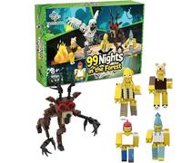 Vutlace 99 Nights in The Forest, 6-Pack Gothic Owl Brick Model Kit, Creepy Cute 7.8 Inch Desk Figurine, DIY Block Collectible Gift Box, Horror-Inspired Owl Decorative Ornament