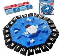 Vutlace Word Game Family Board Games with Display Timer and 2 Modes, The Fast-Paced 24 Letters Pressing Games, Learning Word Game for Kids & Adults, 2-8 Players, 15-20 Minute Play Time