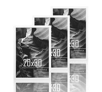 VUVUZULA 20 x 30 cm MDF Wooden Picture Frame, Set of 3, White