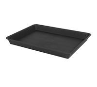 VUWEZ Plant Saucer Growing Trays, Seed Starter Tray, 14"x11", Heavy Sturdy Plastic Microgreens Saucers, Propagation Saucer Rectangular, Humidity Trays, Seedling Seed Starter Growing Tray