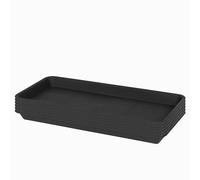VUWEZ Rectangle Plant Tray, Plant Drip Tray, Plant Pot Saucers, Plant Germination Trays, Plant Saucers