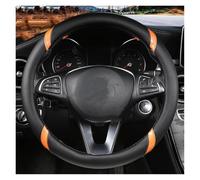 VUXEEKDR Car Steering Wheel Cover, for BMW Serie 3/4 E46 E90 E91 E92 E93 F30 F31 F34 F35 Breathable Anti-slip Steering Wheel Protective Cover Cover Steering Wheel Covers Accessories,A-O