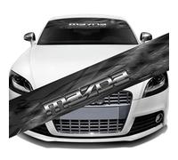 VUXEEKDR Car Windshield Sticker, For Mazda 6 2012-2017/Mazda 2 Mazda 3 Car Window Windshield Decal Sticker Heat Resistant Waterproof Film Car Reflective Cover Stickers