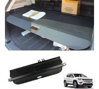 VUXLZDOM Car Cargo Covers for-Jeep Compass 2012-2016, Retractable Shade Safety Shield Partition Rear Trunk Car Privacy Accessorie