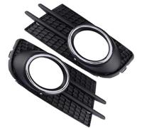 Vuzmode 1 Pair Car Front Left Right Fog Light Grill Cover, for Vw, for Tiguan, for 2012-2018 Eu Version 5N0853665 5N0853666 Car Fog Lamp Bezel Cover