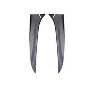 Vuzmode 1 Pair Wing Canard Splitter Vertical Window Side Spoiler, for BMW, E84 X1 2009-20151 Left+Right Bright Black Stickers Car Styling Rear Spoilers Rear Window Spoiler(BLACK Carbon Grain)
