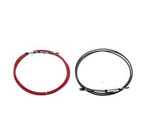 Vuzmode 13ft Throttle Shift Control Boat Motor Canoe Cable Remote Control, for YAMAHA, Outboard Boats Black Red Marine Control Cable