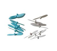 Vuzmode 16PCS Spare Parts 30MM 3CM Blade PropellerAccessories Propeller Blades L1231, FOR CX-10 CX-10A CX-10C RC Drone Drone Propeller Blades(R)