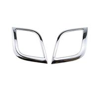 Vuzmode 2 Pcs Set ABS Chrome Air Vent Protection Trim Interior Outlet Decoration Ring Sticker, for, for Hyundai, Verna Solaris Accessories Car Air Vent Trim Cover(2Pcs Biger Style)