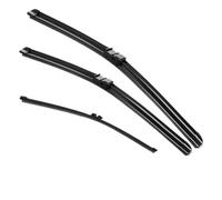Vuzmode 26"+20"+13" LHD Windscreen Wiper Blades, for, X3 F25 2010 2011 2012 2013 2014 2015 2016 2017 Front Rear Window Rear Wiper Blade(BLACK Left-hand drive)