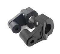 Vuzmode 28mm 1 1/8" Aluminum Motorcycle Accessories Handlebar Fat Bar Risers, for Moto Guzzi, Stelvio 1200 4V 2009 2010 2011 Handlebar Riser Clamp(Black)