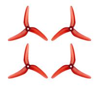 Vuzmode 2Pairs 5.1X4.8X3 3-Blade PC Propeller, For RC FPV Racing Freestyle 5inch .1inch Drones 2207 2306 Drone 9 Inch Two Blade Propeller(2Pairs Red)