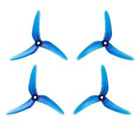 Vuzmode 2Pairs 5.1X4.8X3 3-Blade PC Propeller, For RC FPV Racing Freestyle 5inch .1inch Drones 2207 2306 Drone 9 Inch Two Blade Propeller(2Pairs Blue)