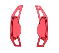 Vuzmode 2Pcs Car Steering Wheel Shift Paddles Extension Shifters Stickers, for Benz, for Smart, 451 453 Fortwo 09-17 Forfour 2015-2017 Car Paddle Shifters(Black Red)