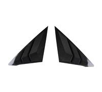 Vuzmode 2pcs Car Window Louvers, for Civic, 2022 2023 11th Gen Side Vent Window Louvers Shutter Scoop Cover Carbon Fiber Gloss Black Car Louver Cover(Carbon fiber)
