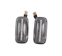 Vuzmode 2pcs Dynamic Flowing Turn Signal Side Marker Light Blinker Lamp, for NISSAN, Maxima Almera Pulsar N15 Cefiro A32 1995-2000 Automotive Side Signal Light(Option 2)