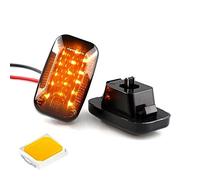 Vuzmode 2Pcs Dynamic Side Marker Fender Lights Flowing Turn Signal Light, for TOYOTA, for Land Cruiser Landcruiser 70 80 100 Series Automotive Side Signal Light(2pcs Dynamic Light)