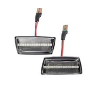 Vuzmode 2pcs Dynamic Side Marker Light Repeater Indicator, for Opel, Insignia Astra H Zafira B Corsa D, for Chevrolet, for Cruze Automotive Side Signal Light(Option 2)