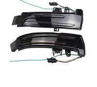 Vuzmode 2pcs Dynamic Turn Signal Light Side Mirror Indicator, for, W204 CLA A B C E S GLA GLK CLS Class W176 W212 Automotive Side Signal Light(Blue-Yellow)