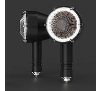 Vuzmode 2PCS Motorcycle Light Turn Signal Waterproof Motorbike Modified Indicator Decorative Lamp Bright Daytime Running Flash Moto Riding Signal Indicator(2pcs white flowing)