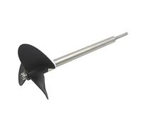 Vuzmode 3-blade Propeller 5mm Boat Axis Integration, For Trawler Nest BoatStainless Steel 3-blade Prop 70mm/80mm Boat Propeller Metal(Axle 20cm 70mm CW)