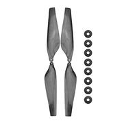Vuzmode 3820 Carbon Fiber Nylon Paddle Folding Propeller CW/CCW With Props Clamp Agriculture Plant Drone Accessories, For DJI T30 Drone 9 Inch Two Blade Propeller(Black 1 pair)