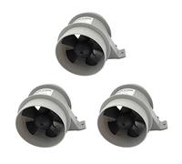 Vuzmode 3pcs In Line Bilge Quiet Blower 12 Volt 4inch Dia Hose Suit Boat Marine Marine Engine Blower