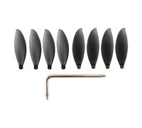 Vuzmode 4 Pairs Anafi Propellers Folding Props Spare Parts CW CCW Blade Replacement With Tool A B, For Parrot Drone Drone 9 Inch Two Blade Propeller
