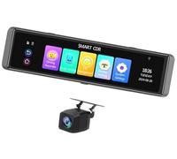 Vuzmode 4K Super Hd Dash Cam Bsd Adas Car Rearview Mirror with Blind Spot Detection Loop Recording Func 1080P Rear Camera Video Recorde 12 Car Mirror Adjustment Switch