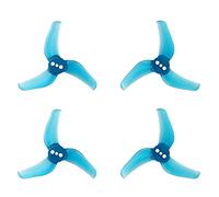 Vuzmode 4Pairs 2.5X4X3 3-Blade PC Propeller, For RC FPV Racing .5Inch Toothpick Cinewhoop Ducted Drones Drone 9 Inch Two Blade Propeller(4Pairs Blue)