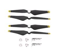 Vuzmode 4pcs 9450S Propeller Quick Release Blade CC CW Props Wing With Mount Base Spare Parts, For DJI Phantom 4 PRO 4a Advanced Drone Drone 9 Inch Two Blade Propeller(Black and yellow)