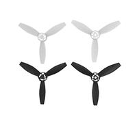Vuzmode 4pcs Black/Red Plastic CW/CCW RC Drone Parts Blades Propellers, For Parrot Bebop 2 Aircraft Drone 9 Inch Two Blade Propeller(White)