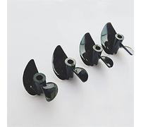 Vuzmode 4pcs PC Propeller 2-blade Semi-immersed Paddle Shaft Hole 3mm/4mm, For RC Electric Boat Ship Model Dia 30mm 32mm 34mm 36mm 38mm Boat Propeller Metal(4pcs Dia 36mm)