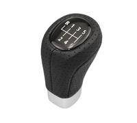 Vuzmode 5/6 Speed Car Gear Shift Knob Cover, for BMW, M SPORT, for BMW, 1' 3' E81 E82 E90 E91 E92 Leather Stick Shifter Head Lever HandBall Vehicle Gear Knob(BLACK A-6 Speed)