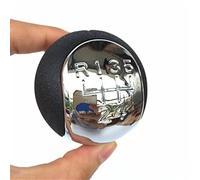 Vuzmode 5/6 Speed Chrome ABS Gear Stick Shift Lever Shifter Head, for Opel, for Vauxhall, for Vectra C for B for Corsa for Astra T07 Gear Shift Knob(Black R12345)