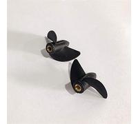 Vuzmode 5PCs RC Boat M4 Shaft Propellers Copper Core 2-blades Positive/Reverse Nylon Plastics Diameter 35/39/42/45mm Props Accessories Boat Propeller Metal(35mm positive)